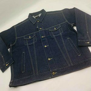 Men's Sean John Dark Blue Casual Denim Jacket